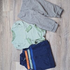 Carter's boys 24m little vest set pants bodysuit outfit fall winter navy gray 24